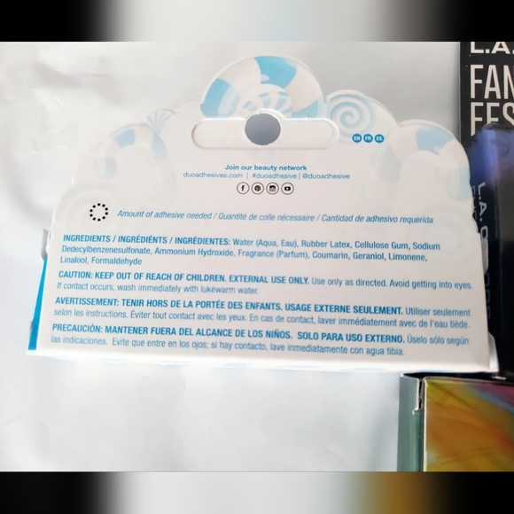 *: New L.A. Colors FANTASY FESTIVAL False Lashes Fake Eyelashes 3D duo adhesive - Picture 6 of 7